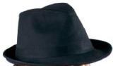 kapelusz męski czarny